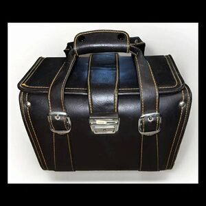 Vintage Hinomoto Brown No. 48 Japan Shoulder Strap No Key Camera Bag